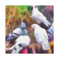 Pigeon in Impressionism - Canvas