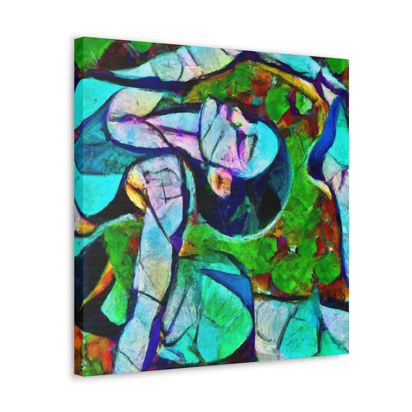 "Gymnasts in Motion" - Canvas