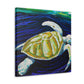 "Sea Turtle Dreamscape" - Canvas