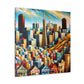 Golden City Awakening - Canvas