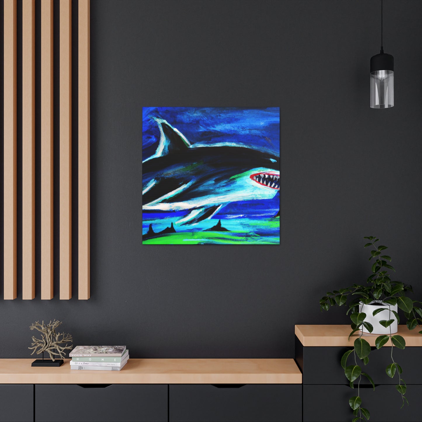 "The Shark Awakens" - Canvas