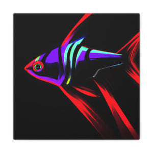 "Neon Tetra Singing Songs" - Canvas