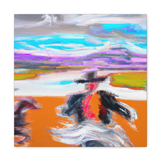 "Twilight Western Dreamscape" - Canvas