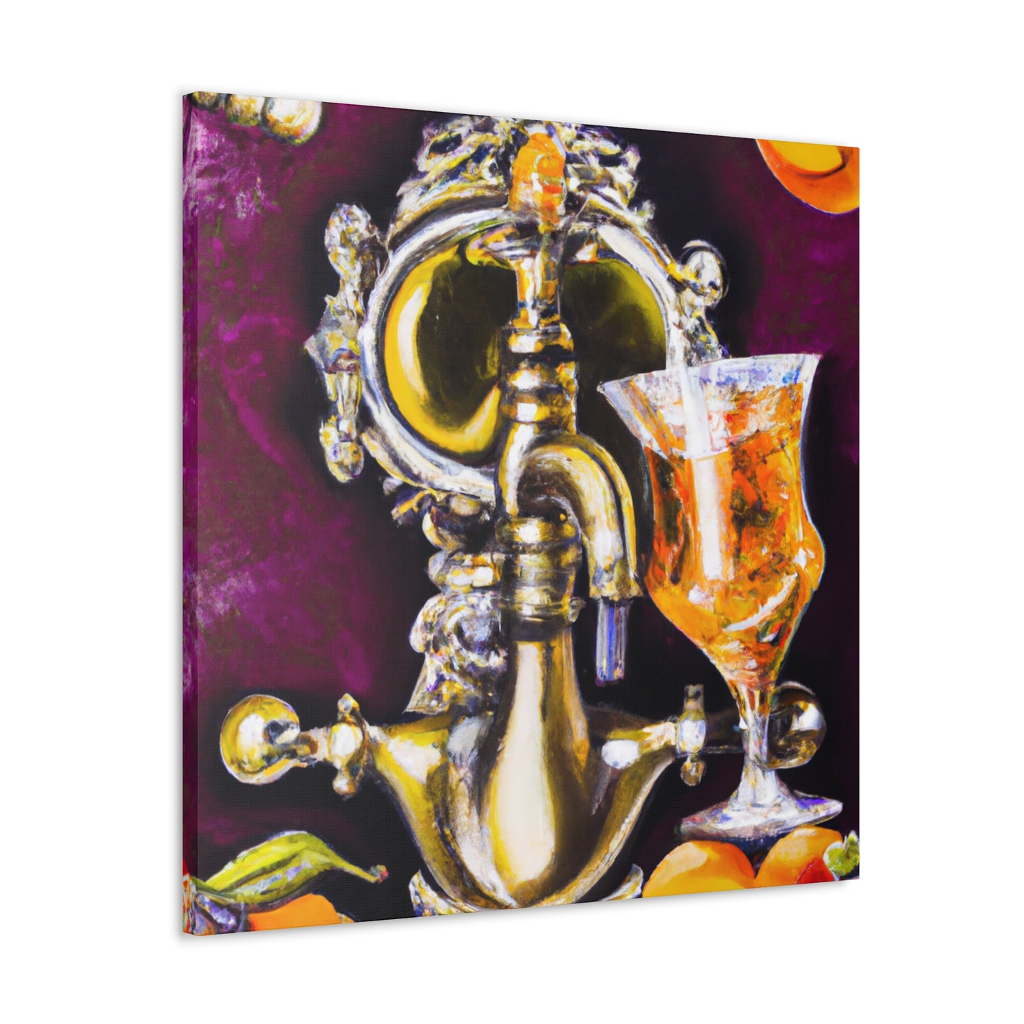 "Brewing Baroque Joy" - Canvas