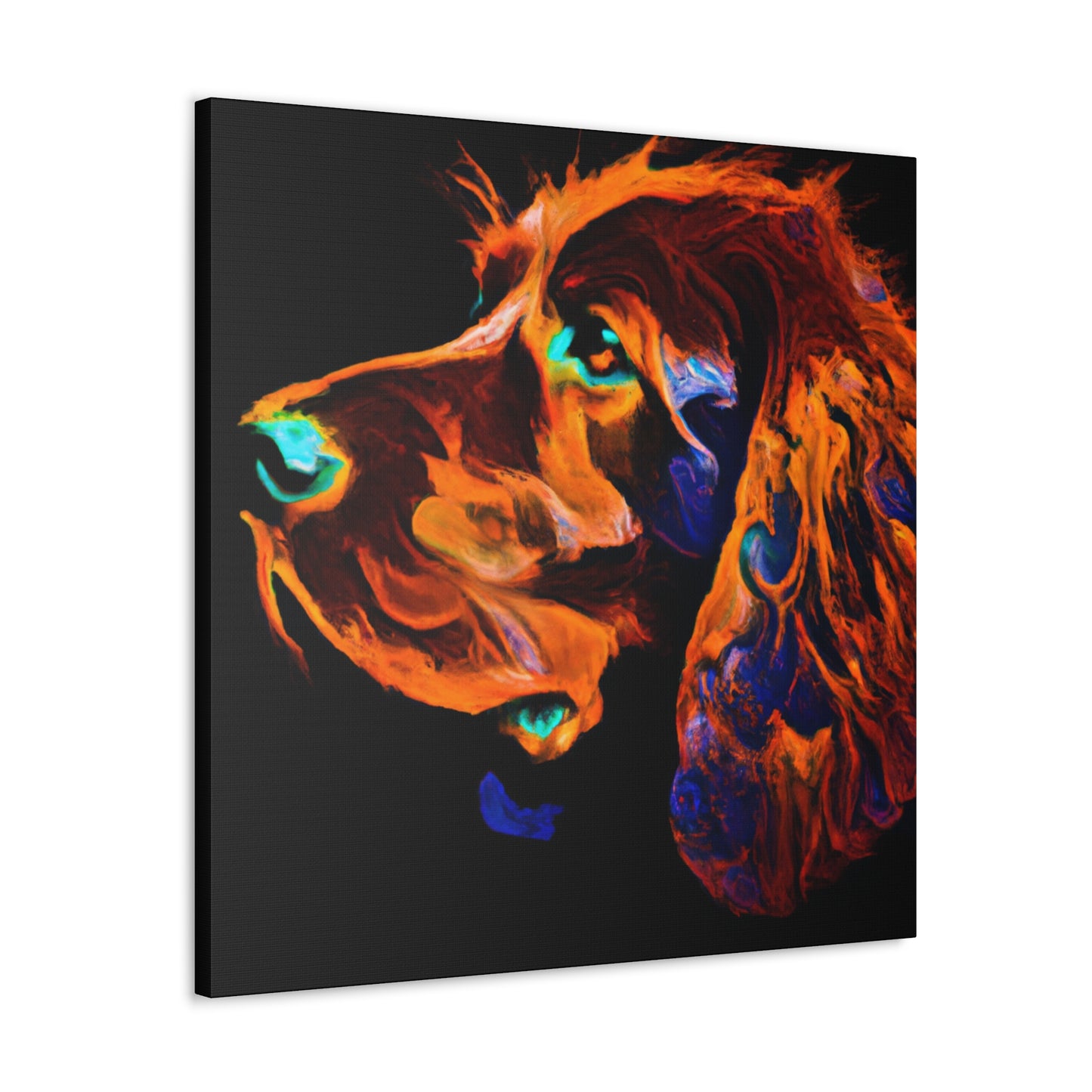 "Loyal Irish Setter". - Canvas