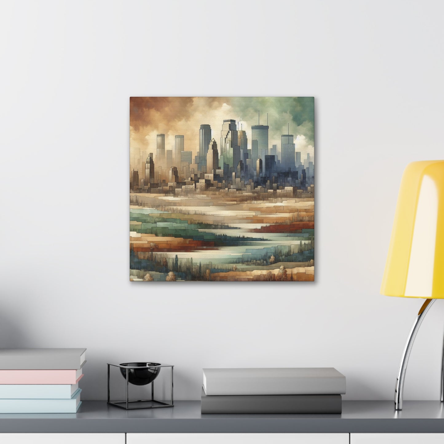 "Industrial Enchantment: Minneapolis" - Canvas