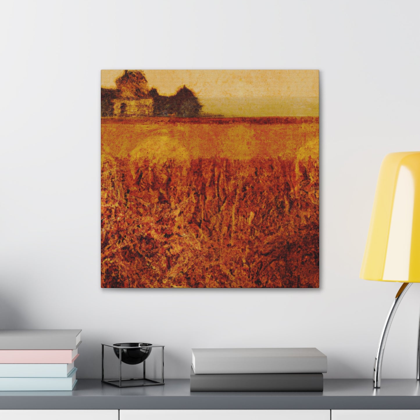 "Hay and Harmony Fields" - Canvas