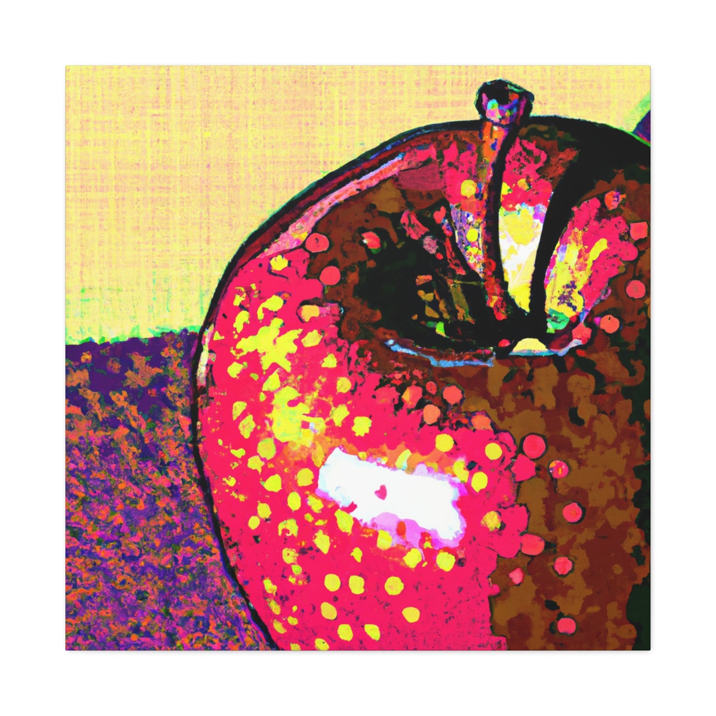 "Apple of Pop Art" - Canvas