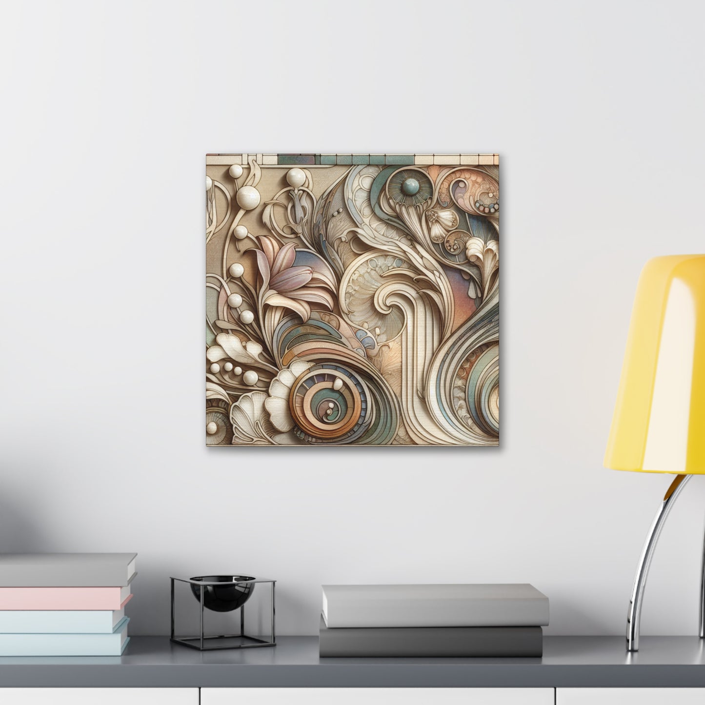 Whispers of Flowing Elegance - Canvas