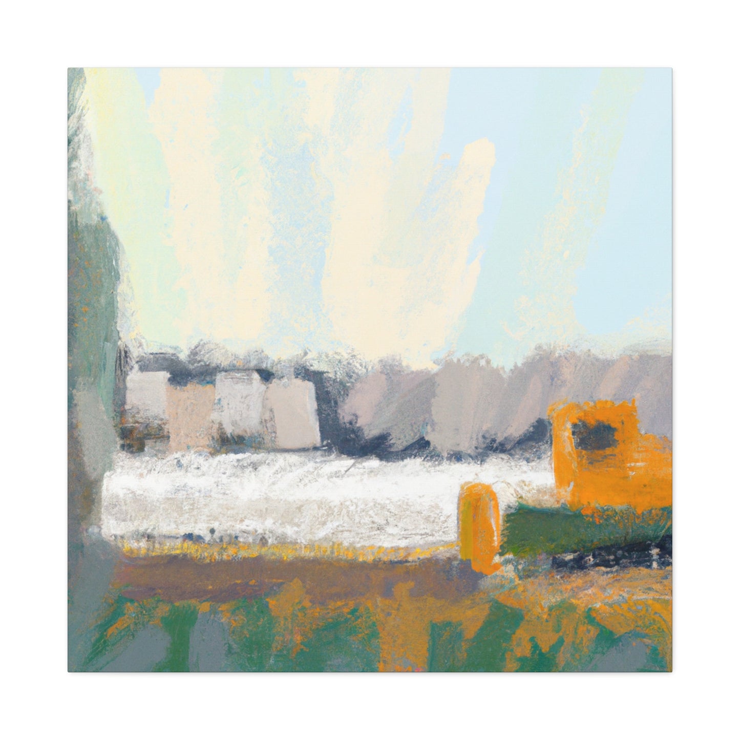 Combine Harvester Dream - Canvas