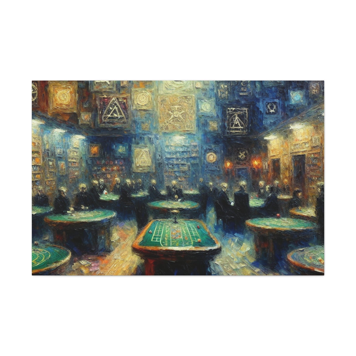 "Vibrant Casino Bliss" - Canvas