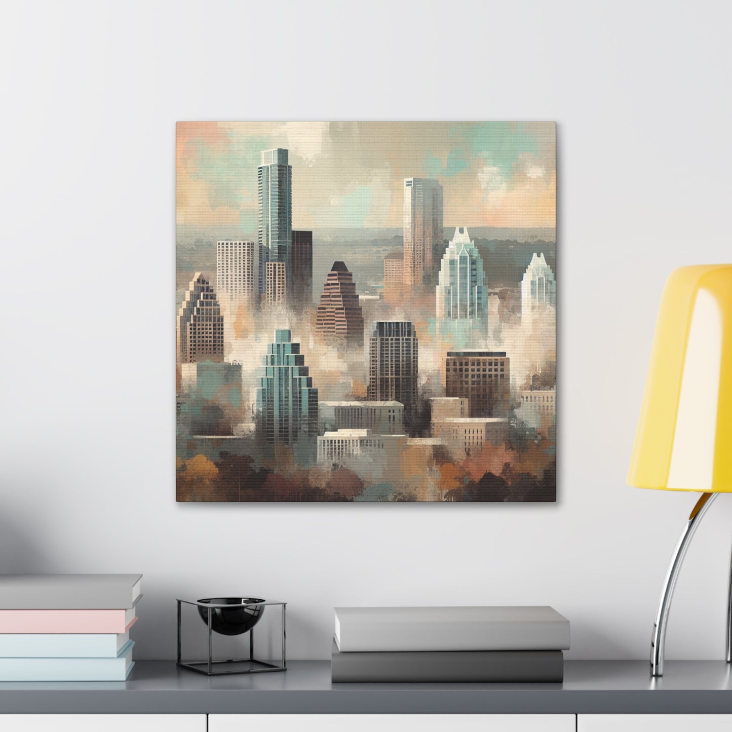 "Serene Simplicity: Austintopia Unveiled" - Canvas