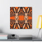 "Jackrabbit In Deco" - Canvas