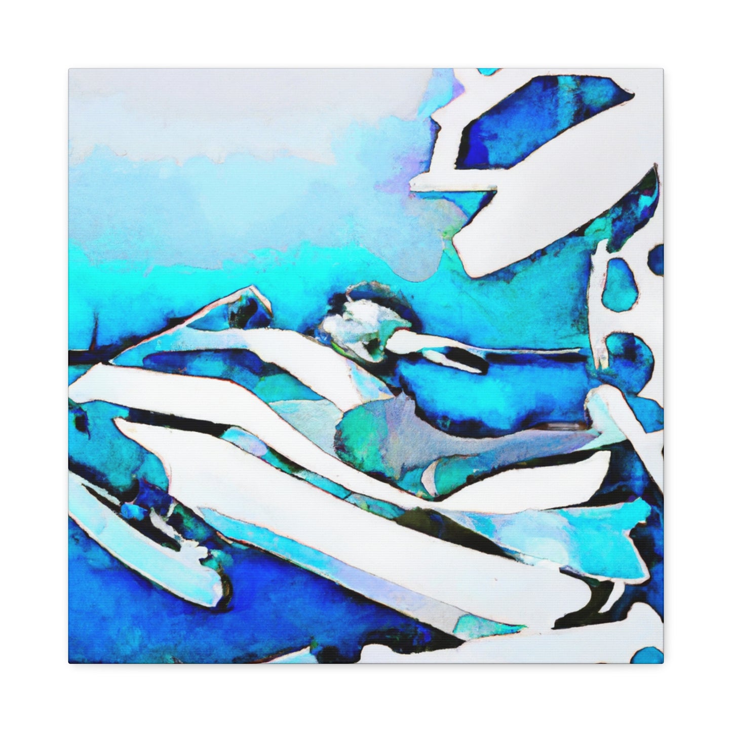 "Jet Skiing Retreats" - Canvas