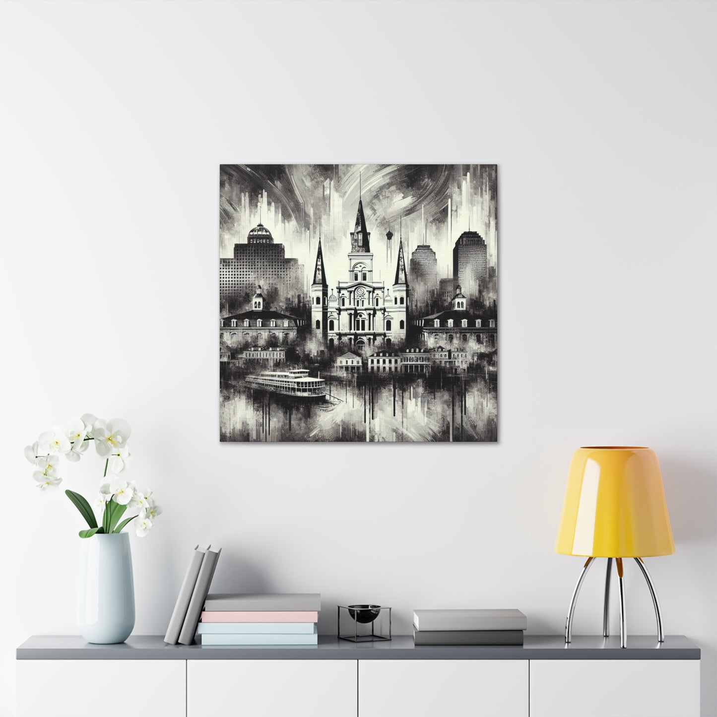 Vibrant Crescent City Creation - Canvas