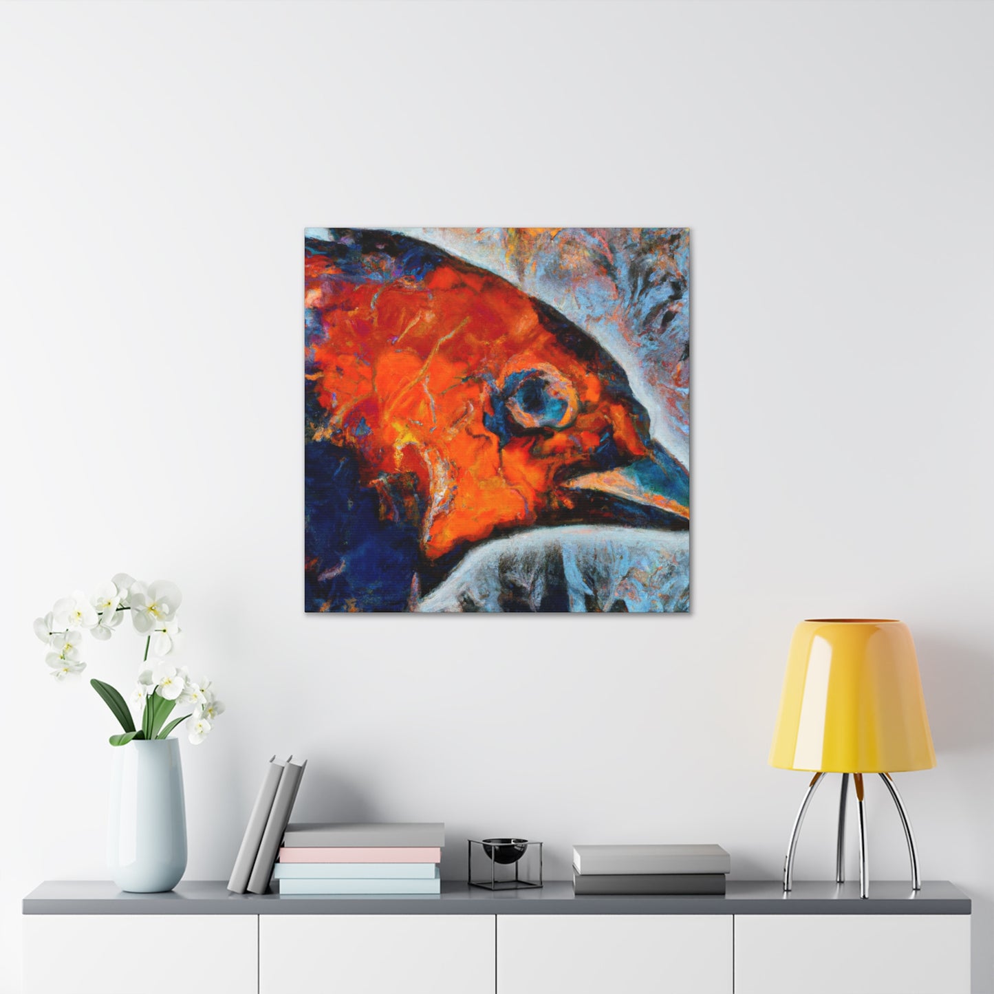 "Spreading House Sparrow Joy" - Canvas