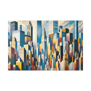 "Urban Vibrancy: Chicago Revived" - Canvas