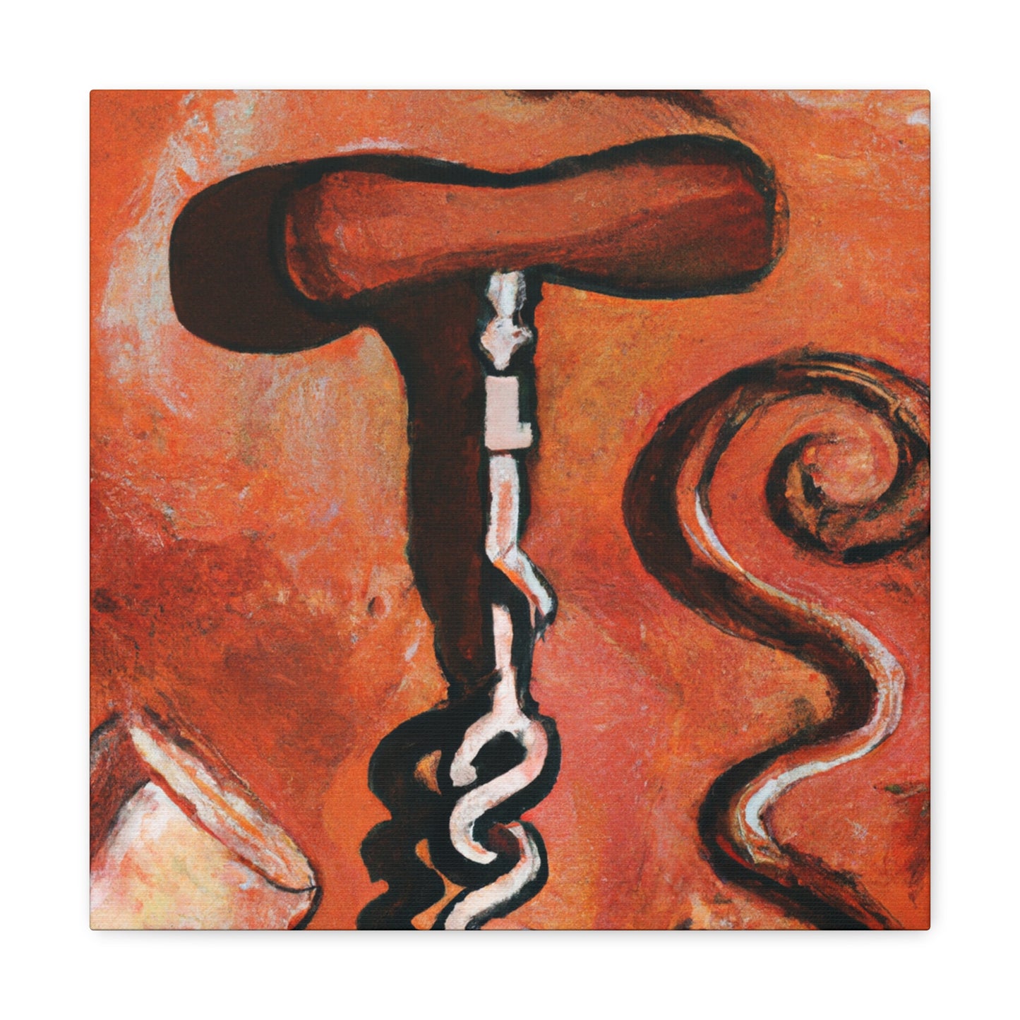 "Corkscrew Whimsicality" - Canvas