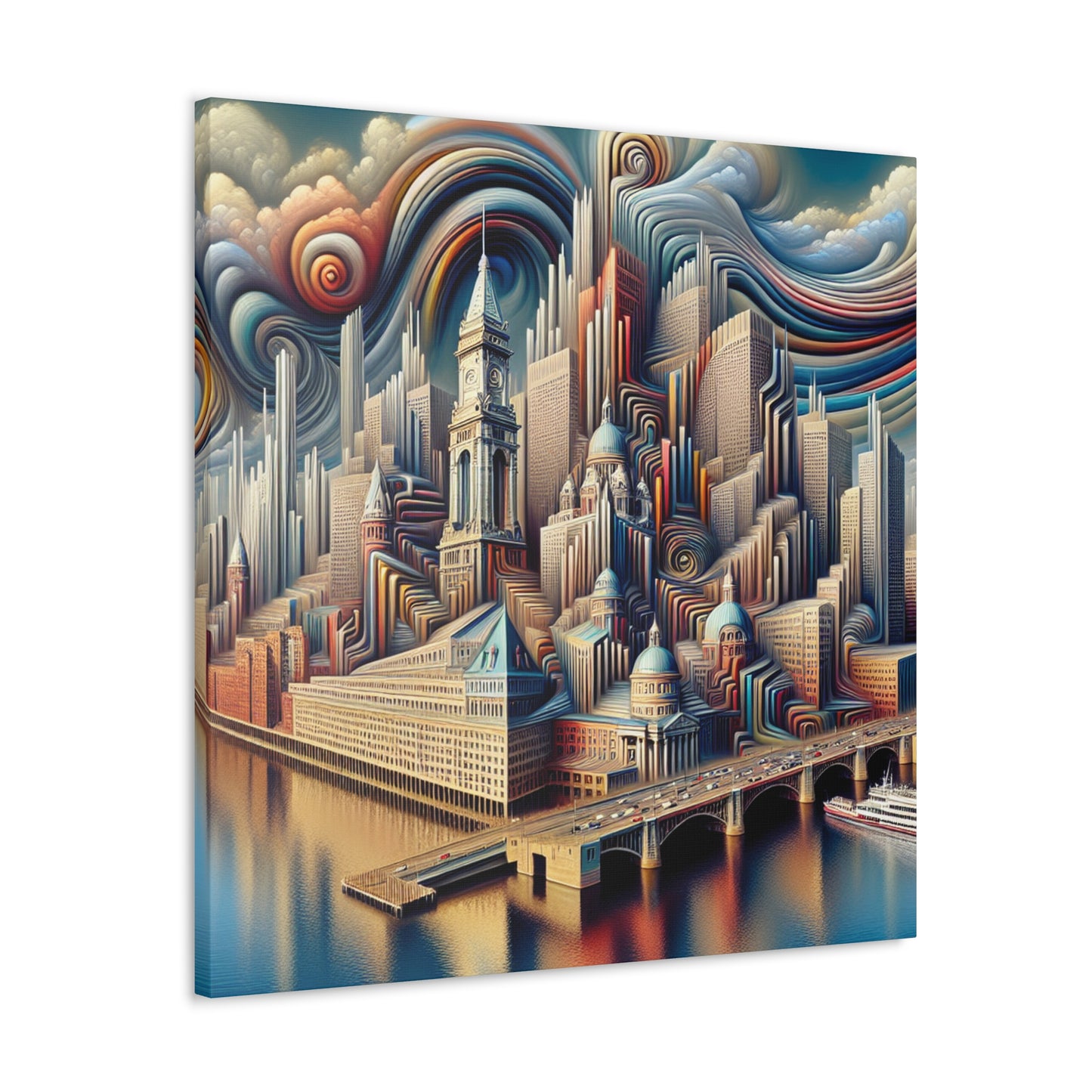 "Enigmatic Boston Dreams" - Canvas