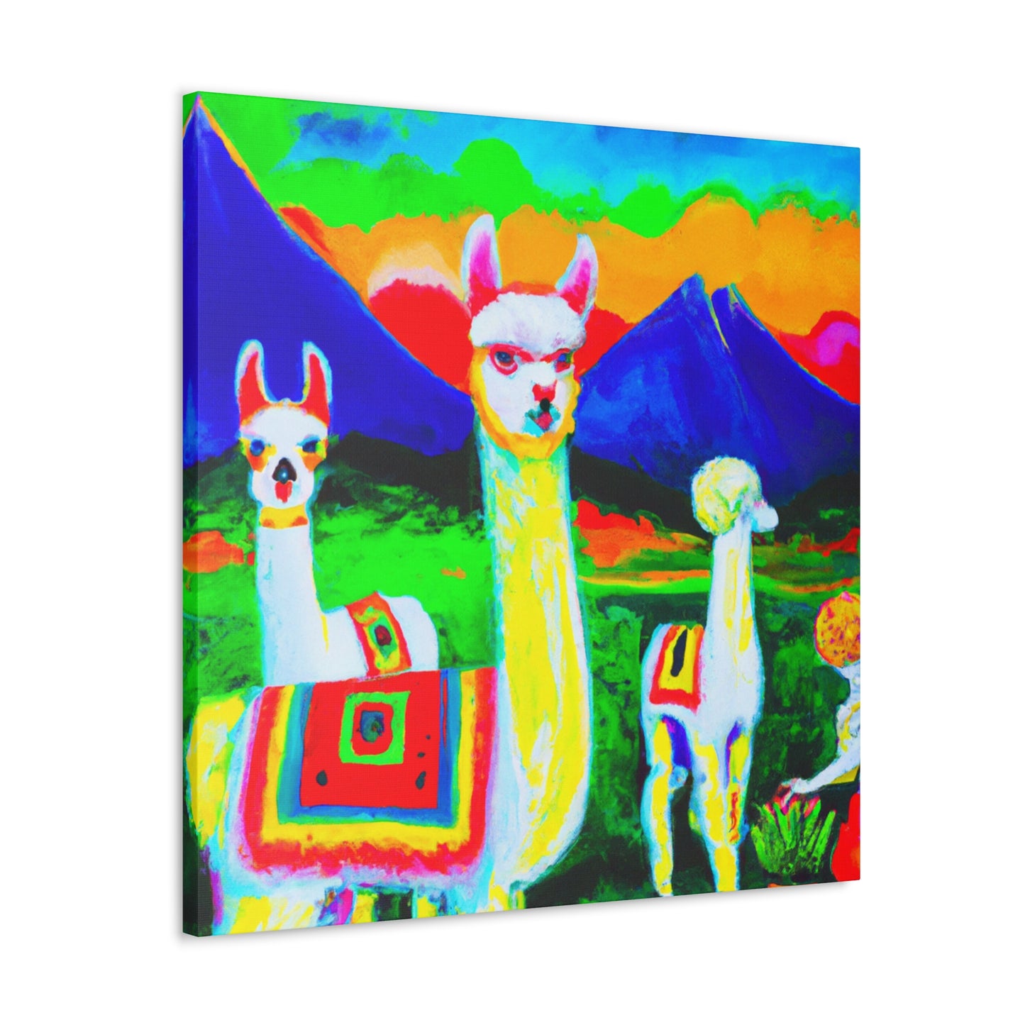 Alpaca In Dreamsland - Canvas