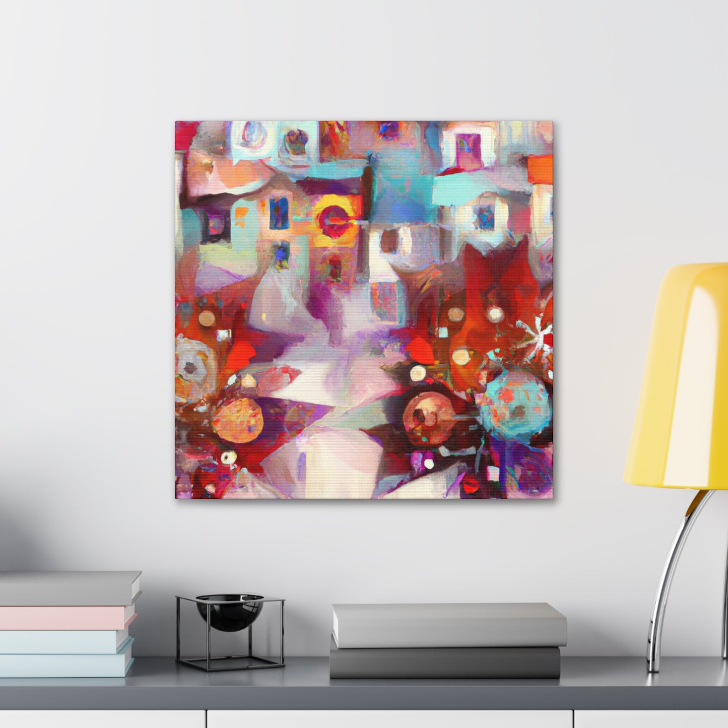 "City Scene in Splendor" - Canvas