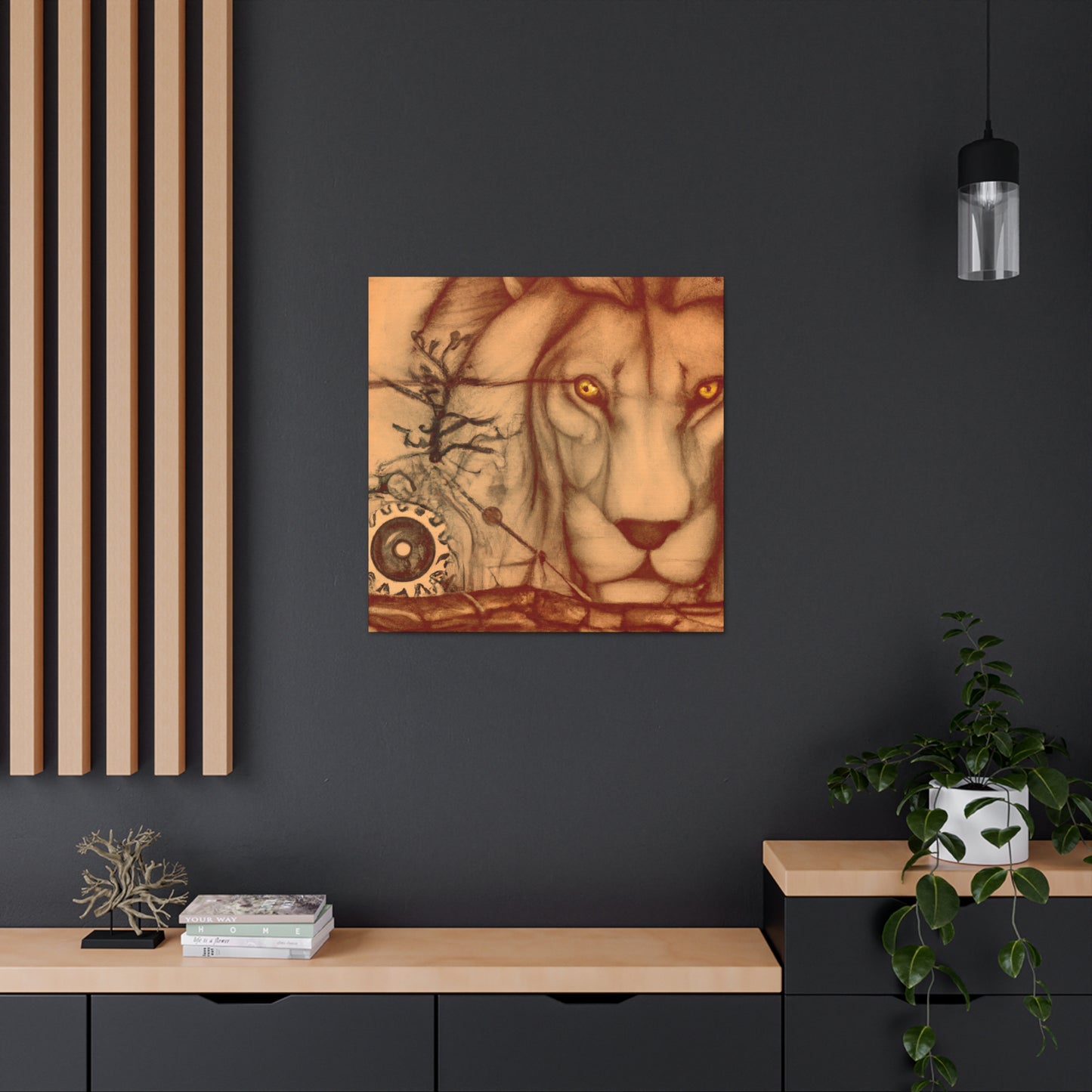 " Steam Lion Legacy" - Canvas