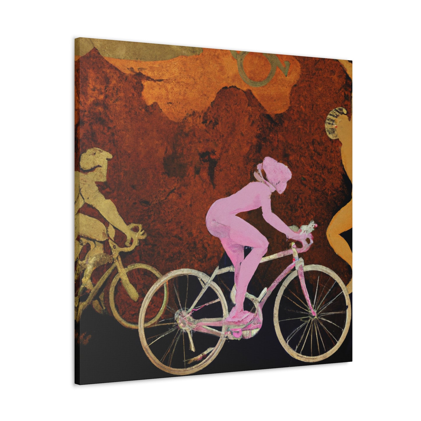 At The Wheelbike - Canvas