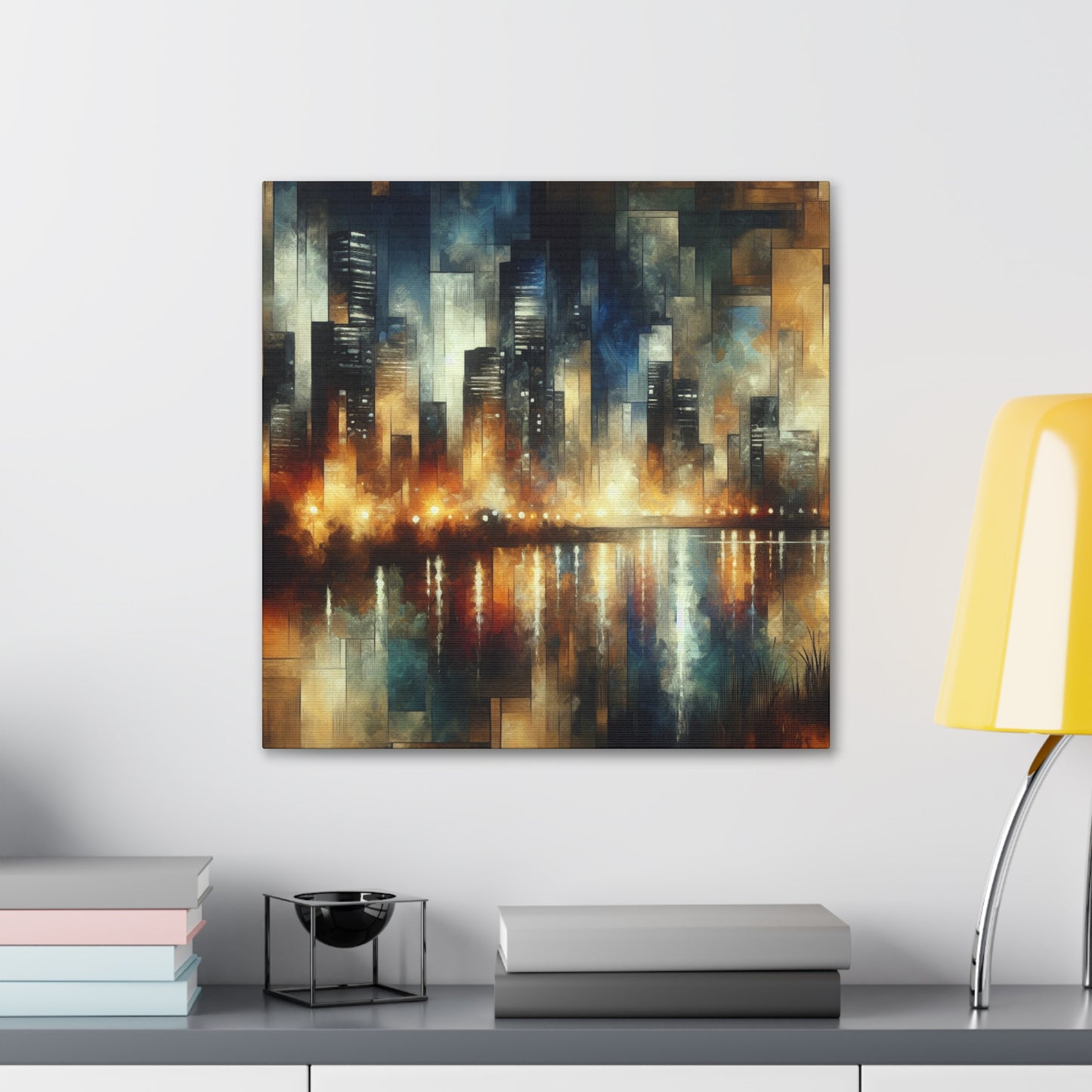 "Midnight Metropolis Movement" - Canvas