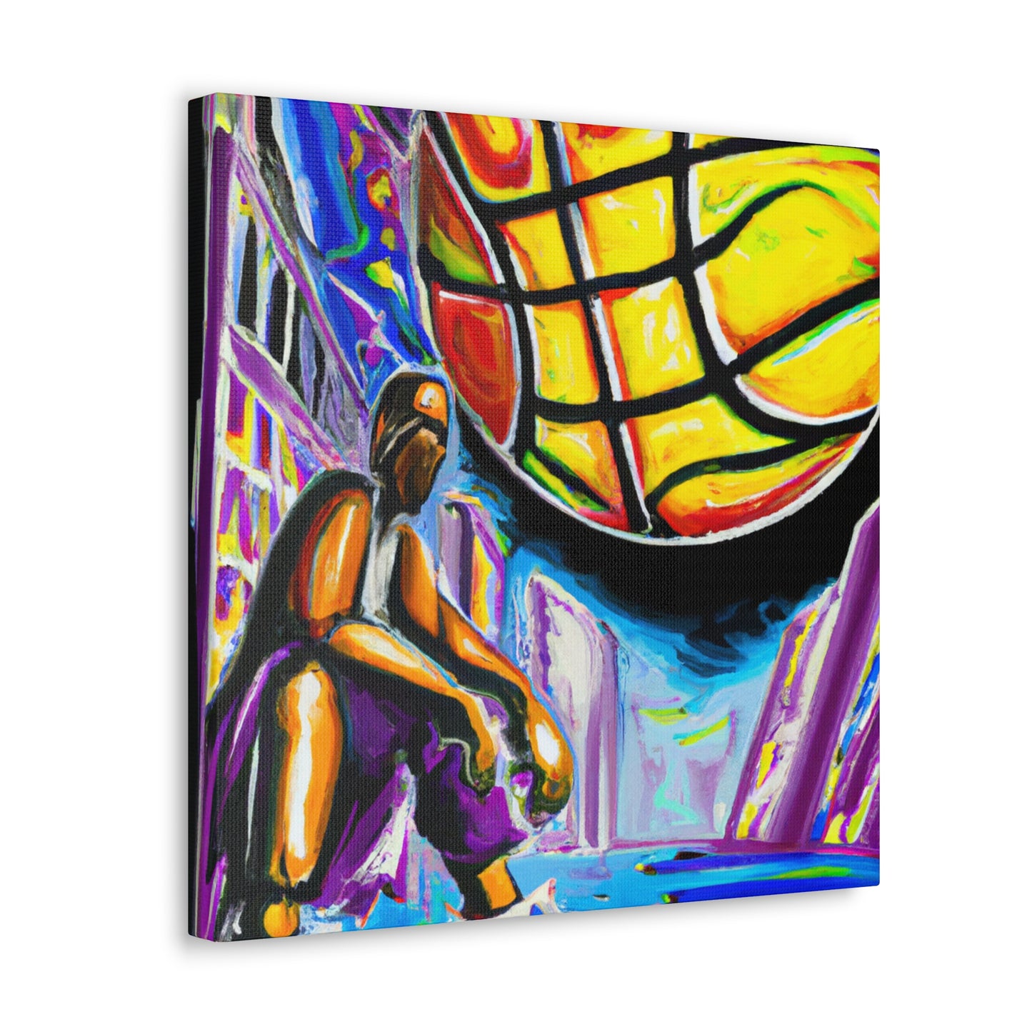 Basketball Court Masterpiece - Canvas