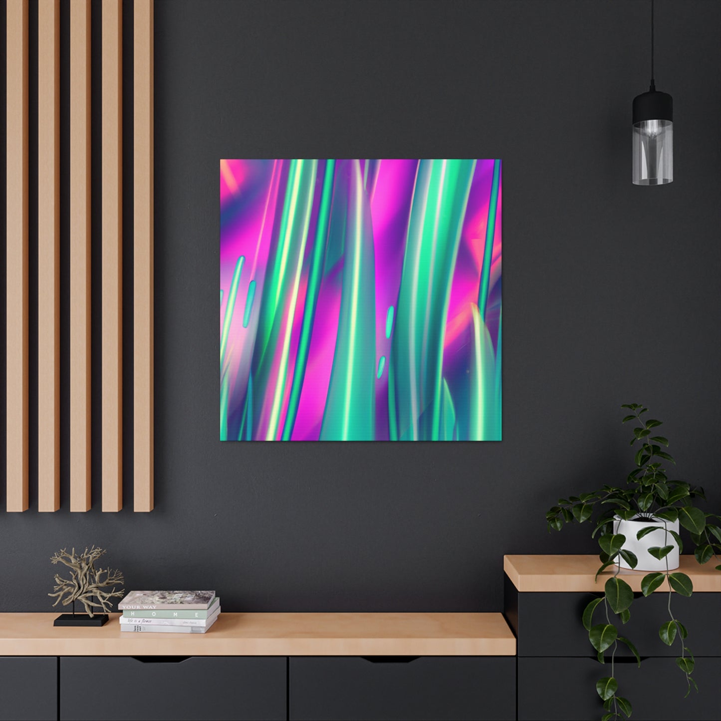 "Digital Illuminated Reflection" - Canvas