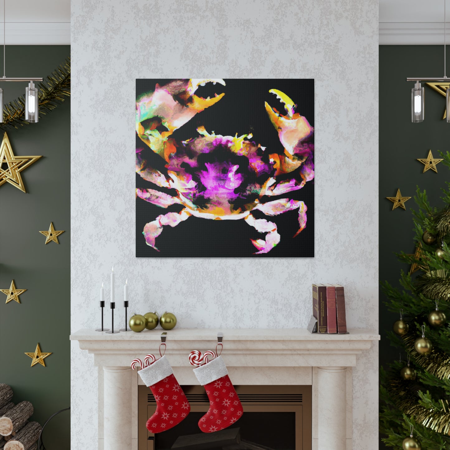 Crab's Colorful Dance - Canvas