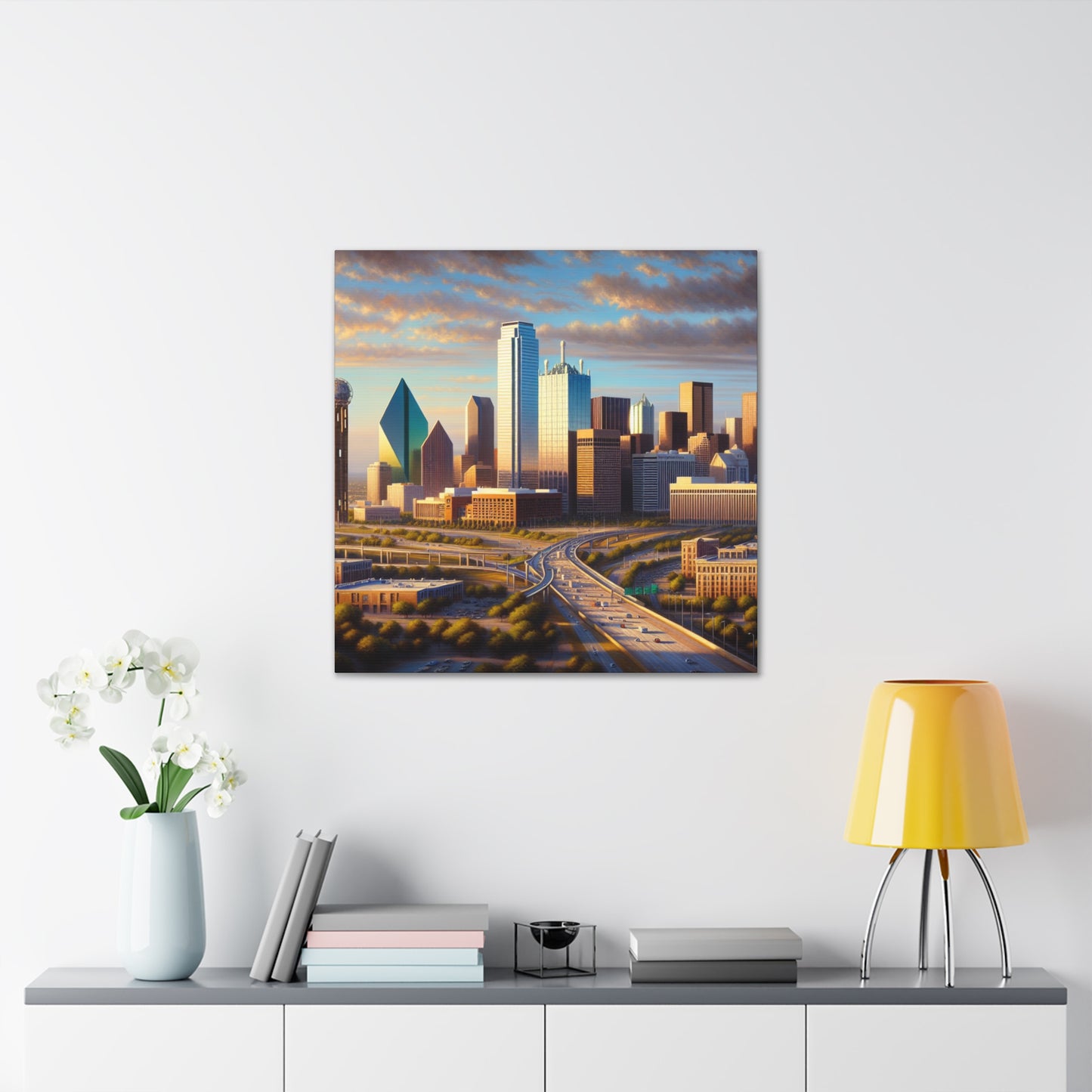 "Lone Star Metropolis Revealed" - Canvas