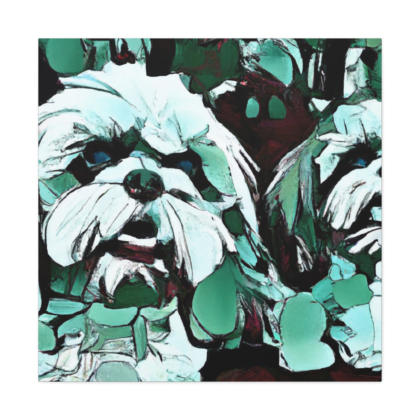 Fur and Feathers Shih Tzu - Canvas