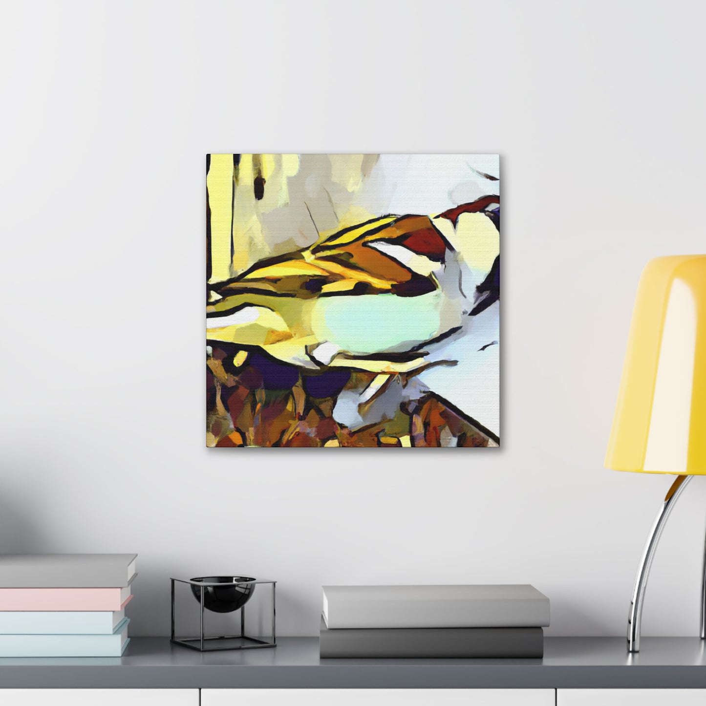 House Sparrow Abstraction - Canvas