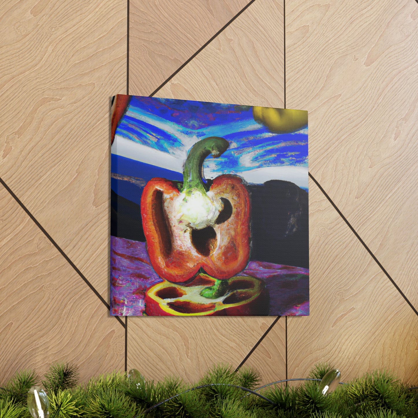 Peppers in Absurdity - Canvas