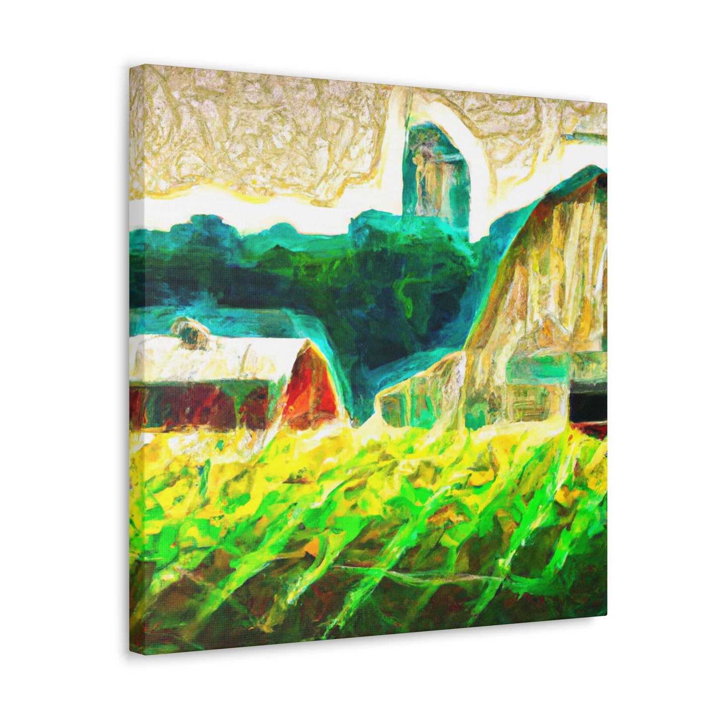 Aged Barn Adoration - Canvas