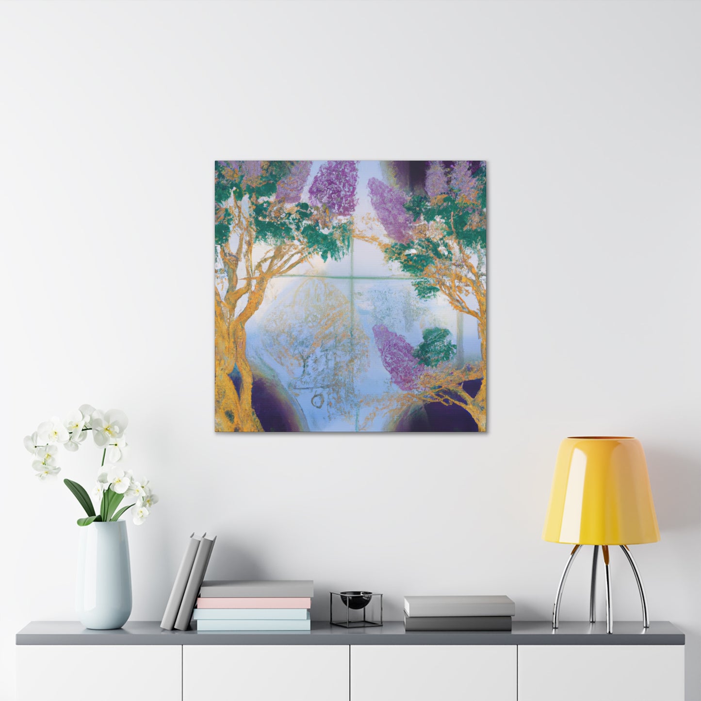 "Lilac in Monet Style" - Canvas