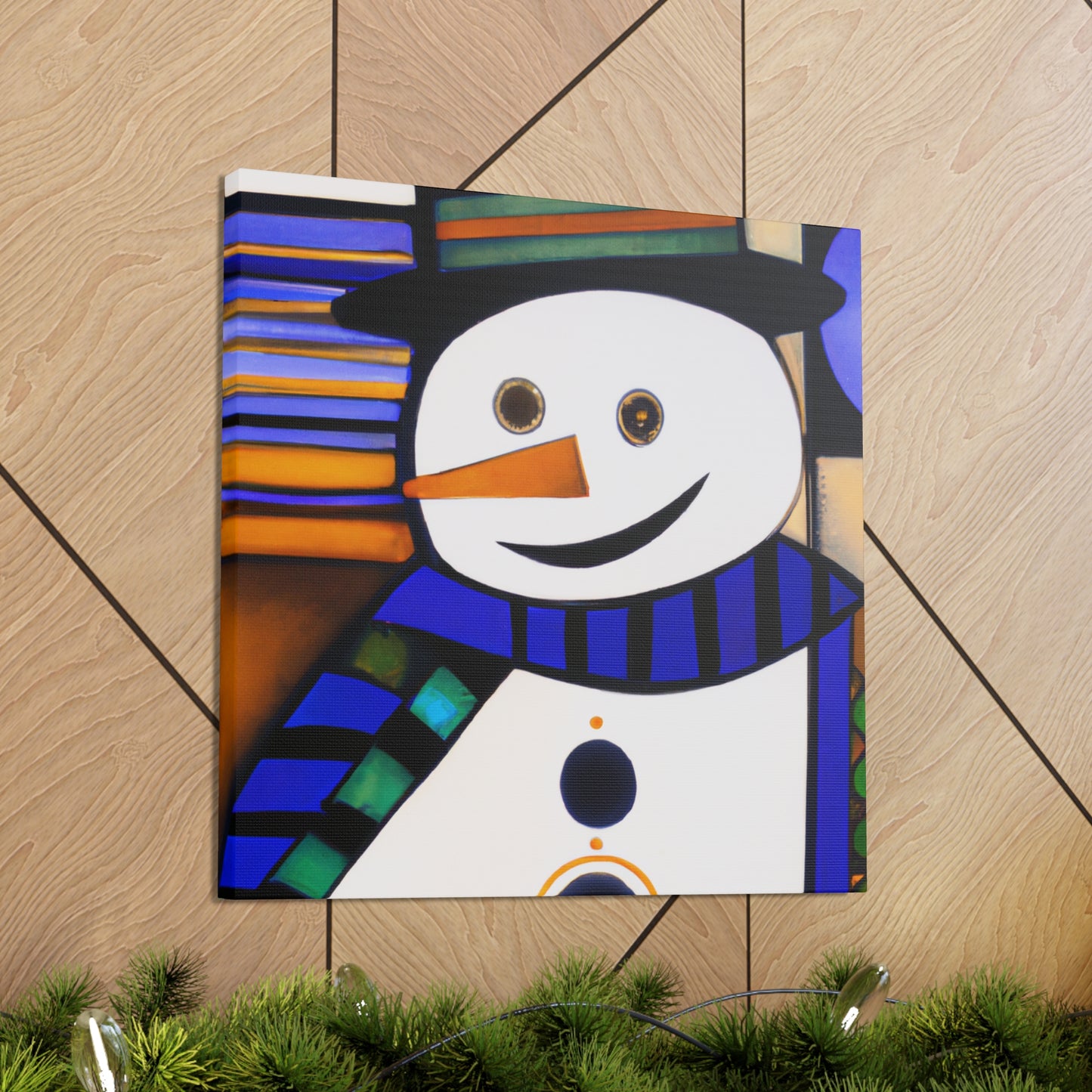 "Frosty Deco Frosting" - Canvas