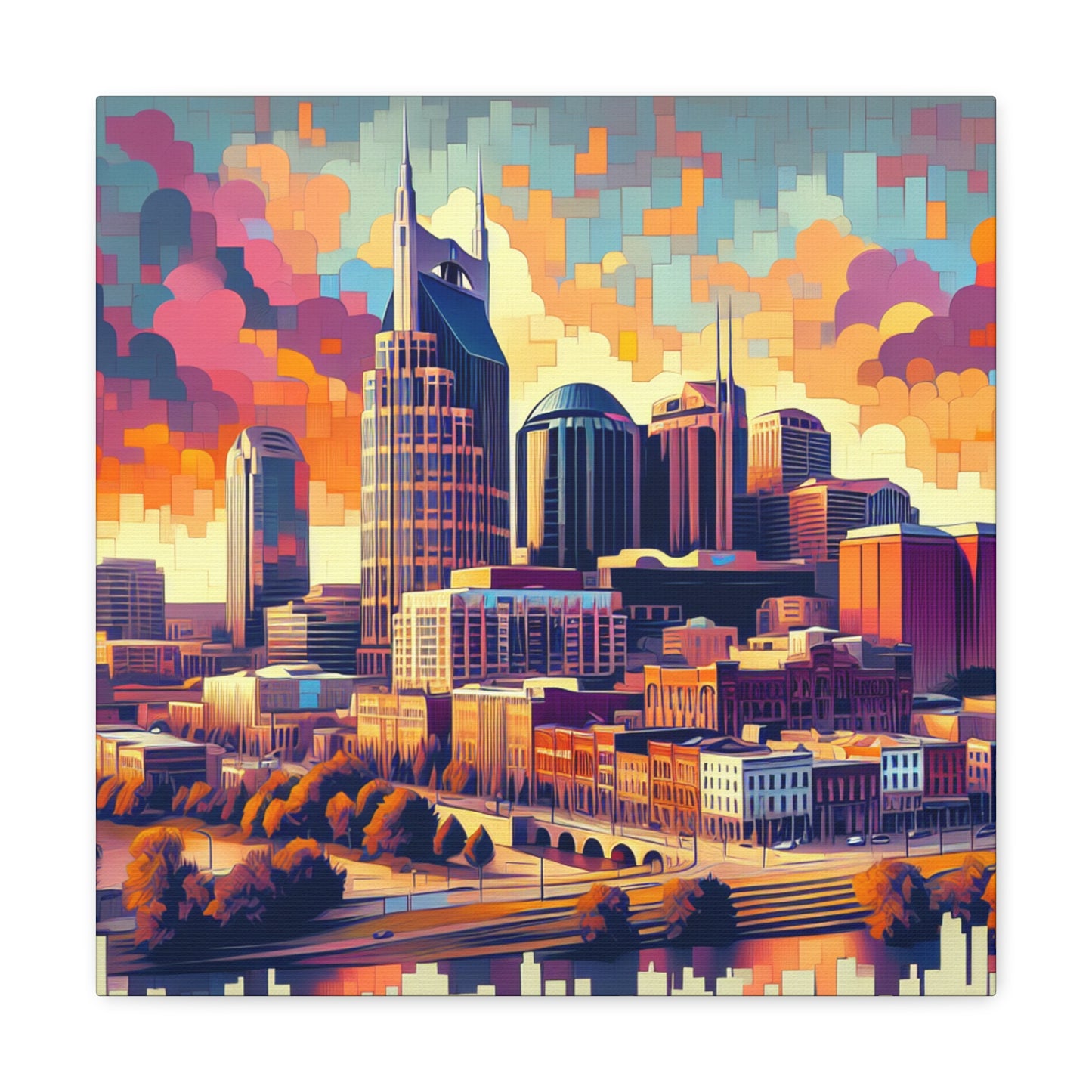 "Nashville Serene Vista" - Canvas