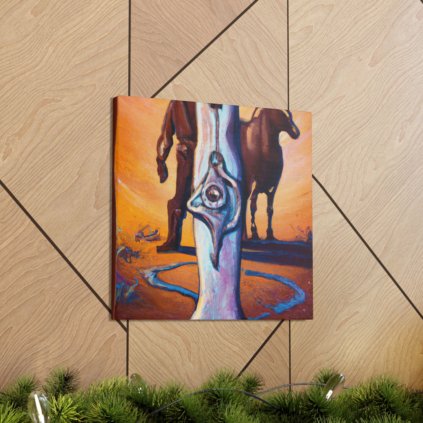 The Hitching Post Vignette - Canvas