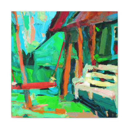 "Porch Swing Reflection" - Canvas