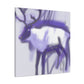 Reindeer in Expressionism - Canvas