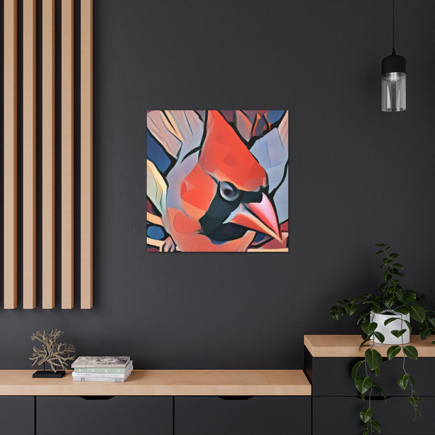 "Northern Cardinal Splendor" - Canvas