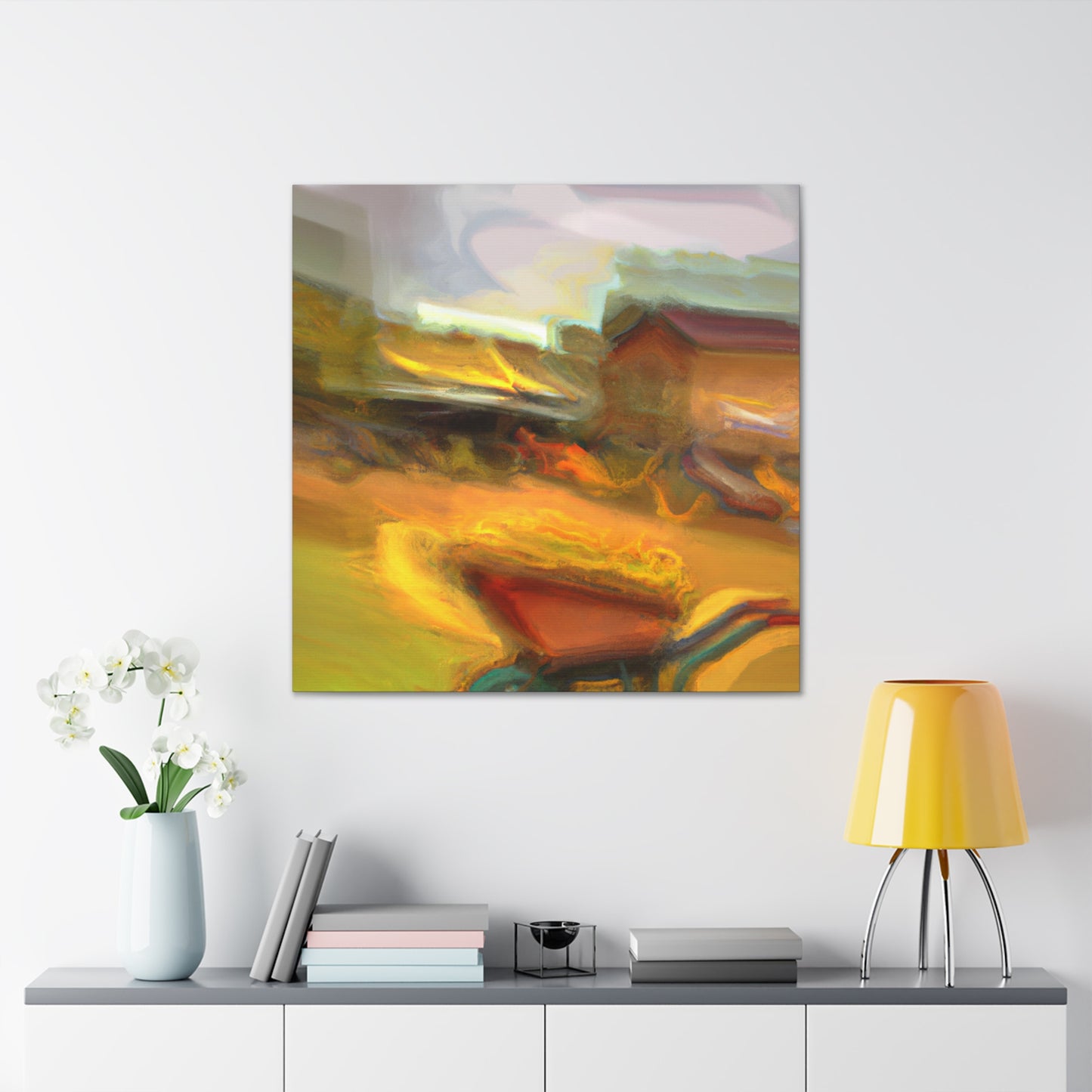 Wheelbarrow in Dreamland - Canvas