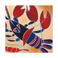 Lobster in Art Deco - Canvas