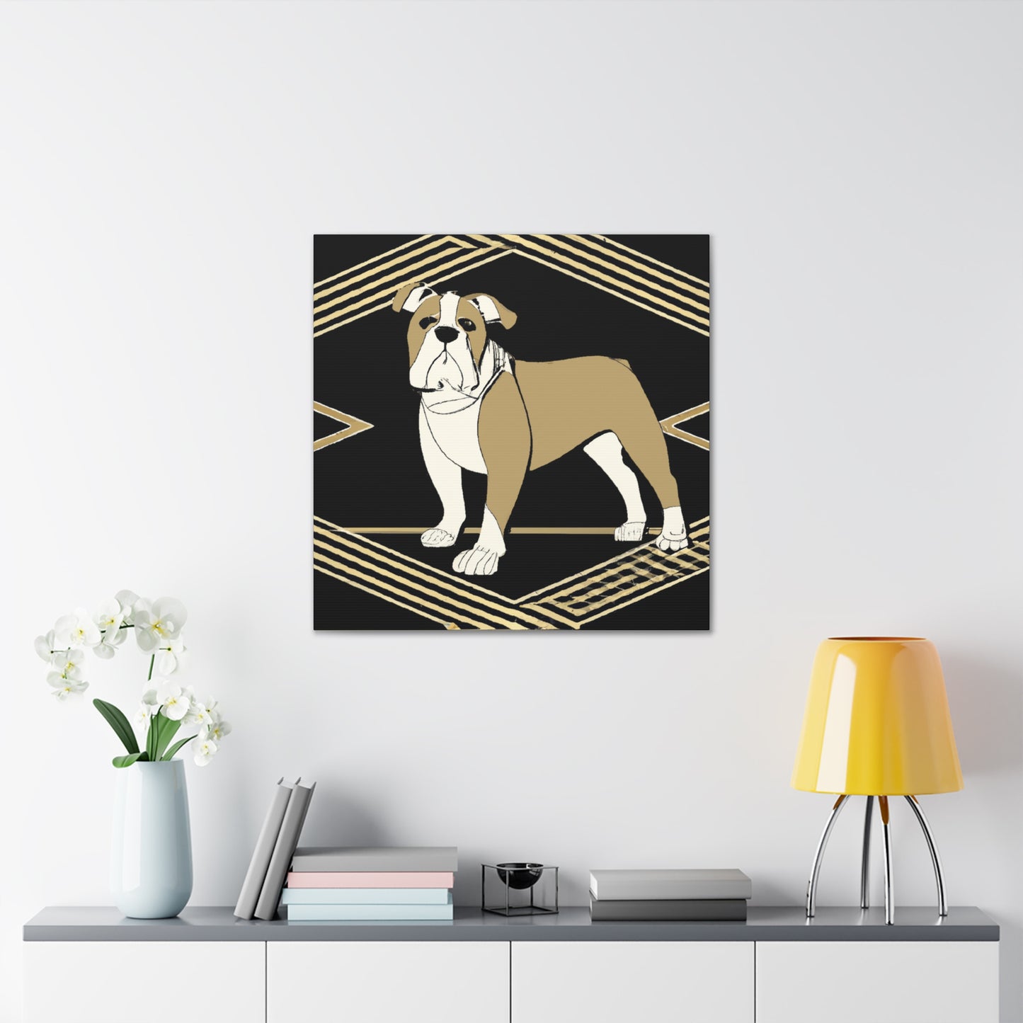 "Strength of a Bulldog" - Canvas