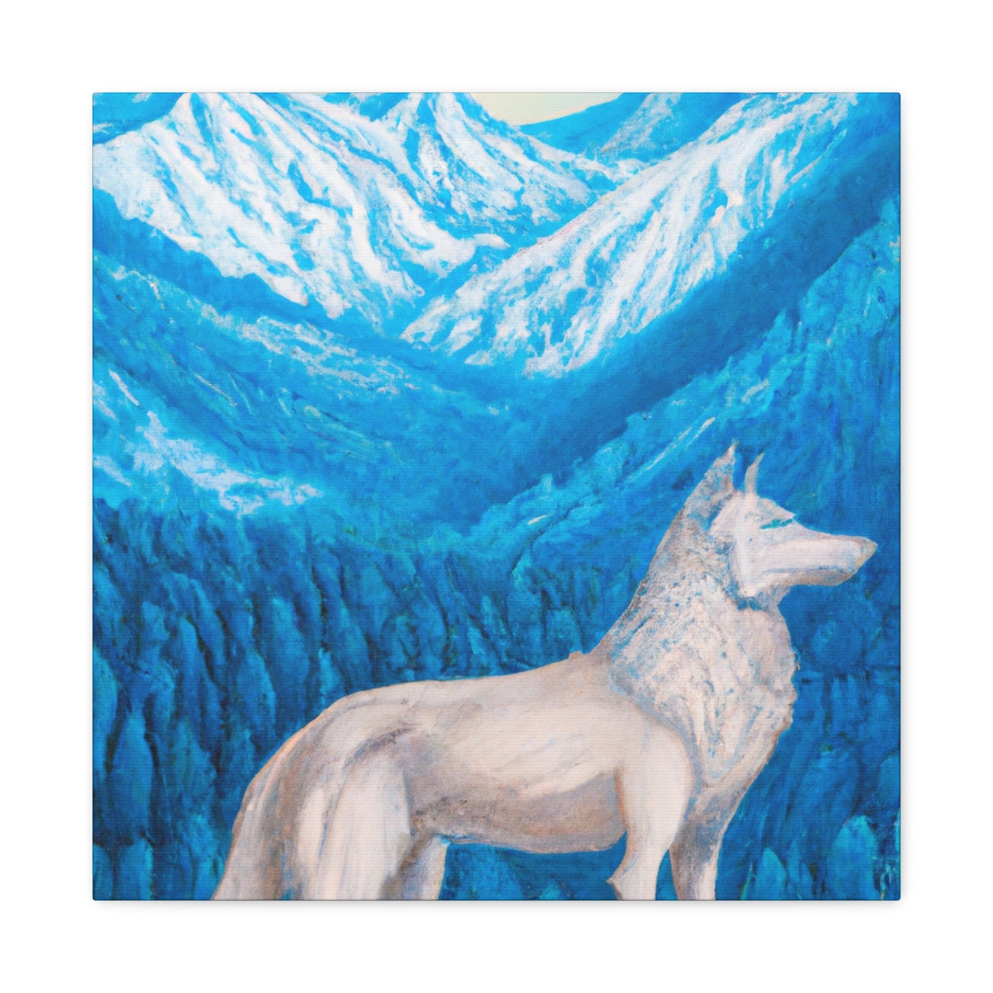 "Wolf in Neoclassicism" - Canvas