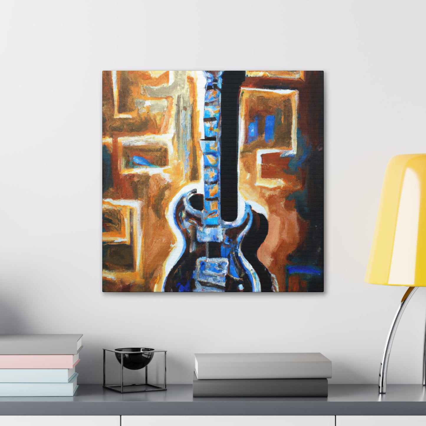 Electric Guitar Strumming - Canvas