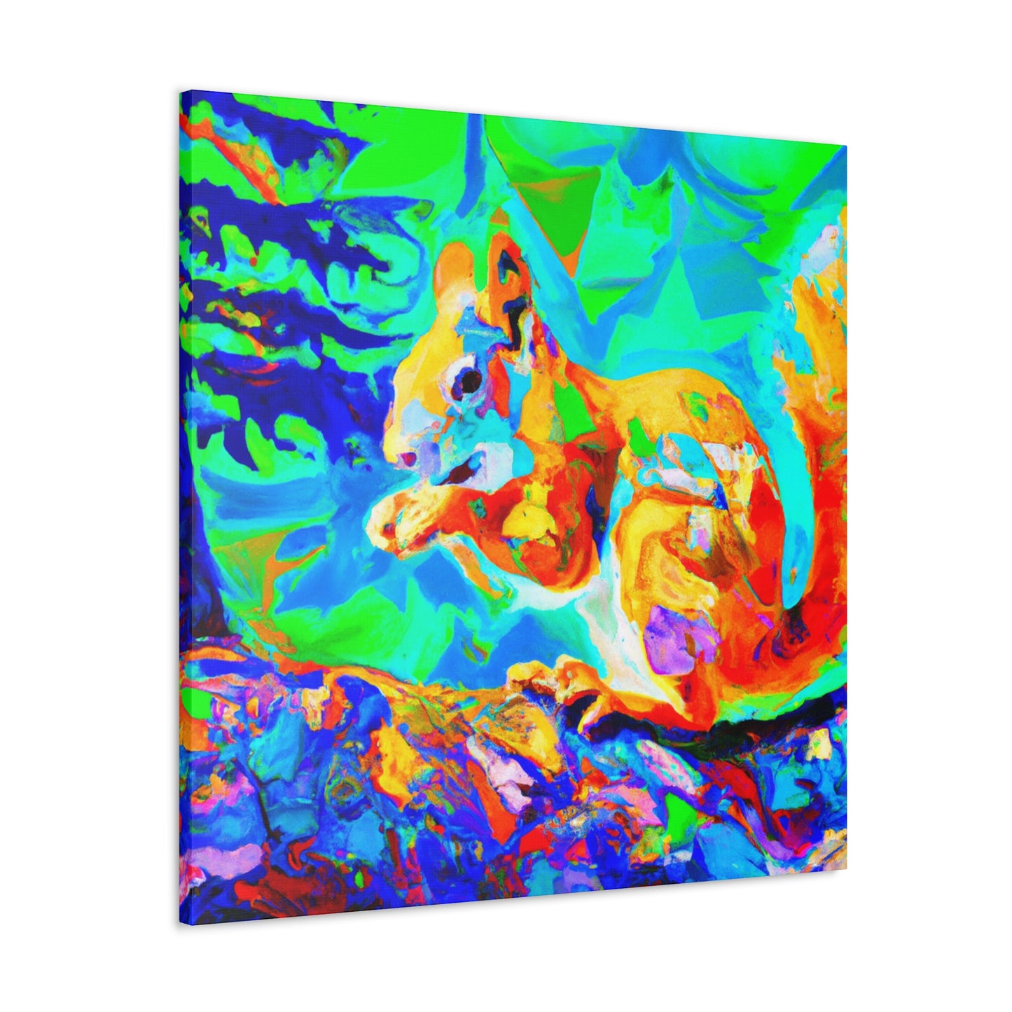 "Squirrel in Fauvism" - Canvas