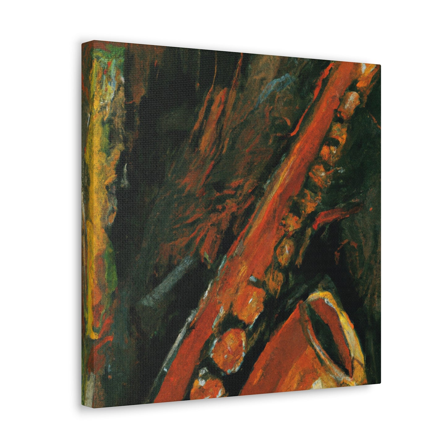 Saxophone's Musical Dance - Canvas